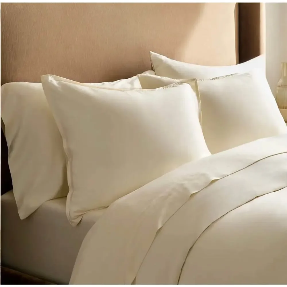 Quince Bamboo Duvet Cover in Ivory color size King or Cal King in Nightfall NWOT